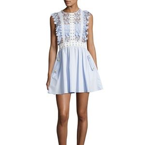 NWT self portrait floral vine mini dress